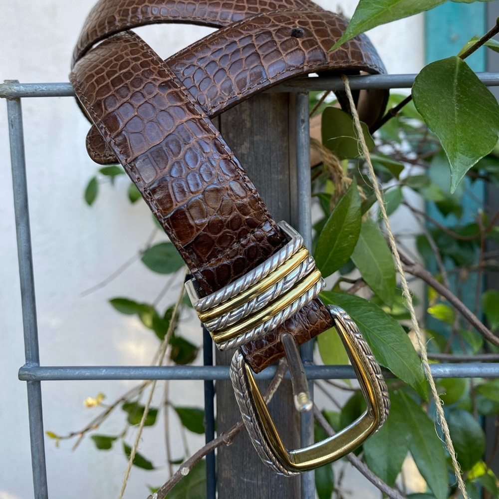Brighton Brown Leather Belt